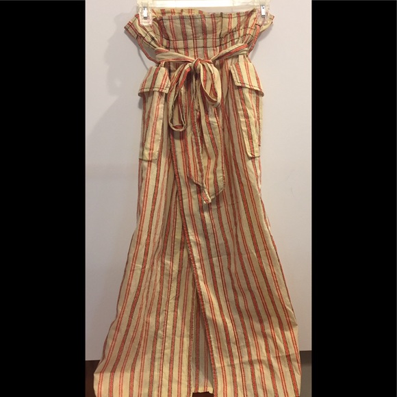 XSOLDX Free People One Natalia Striped Skirt - Picture 9 of 12